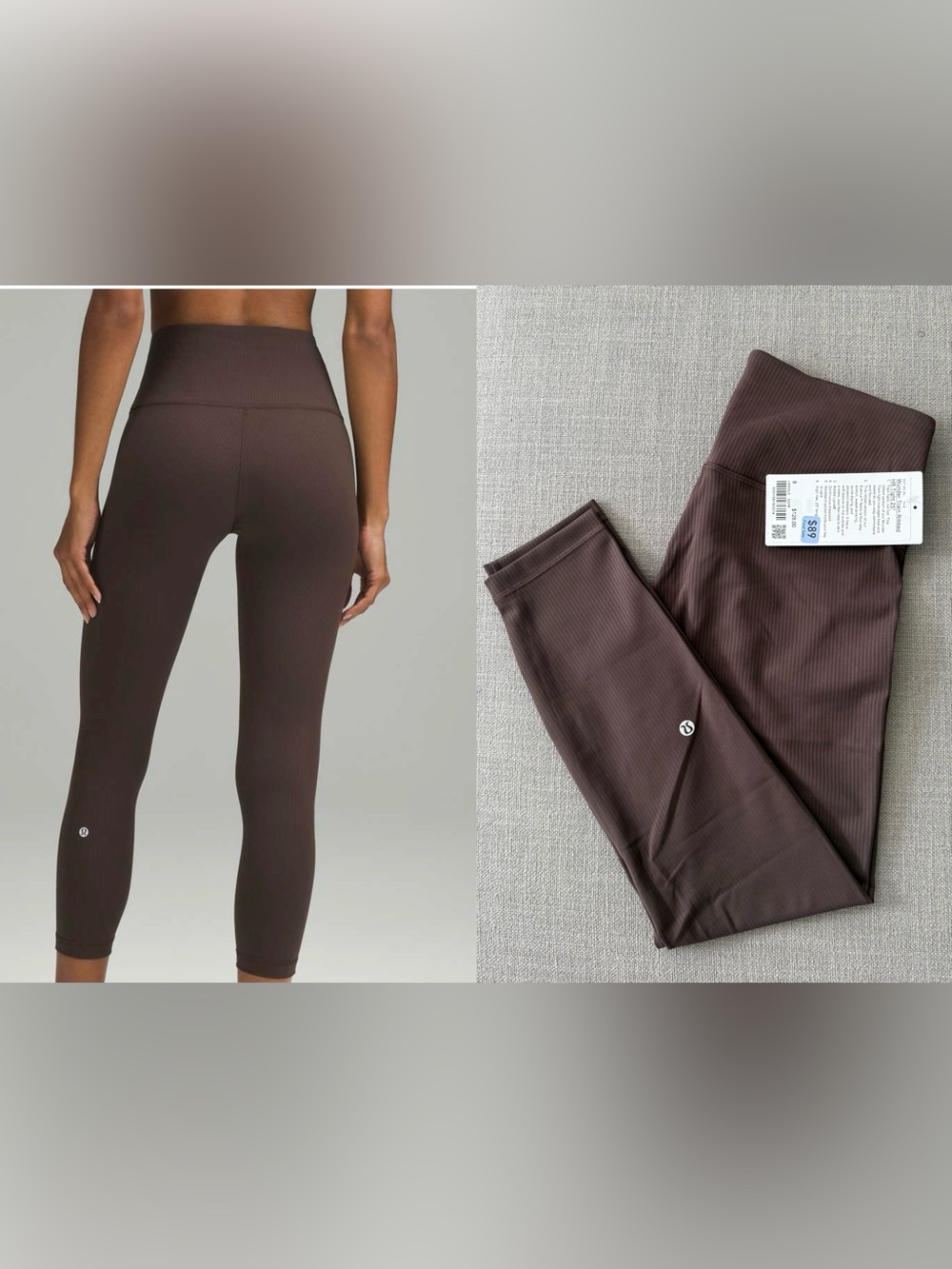 Lululemon Wunder Train Ribbed
HR Tight 25" ESPR $128